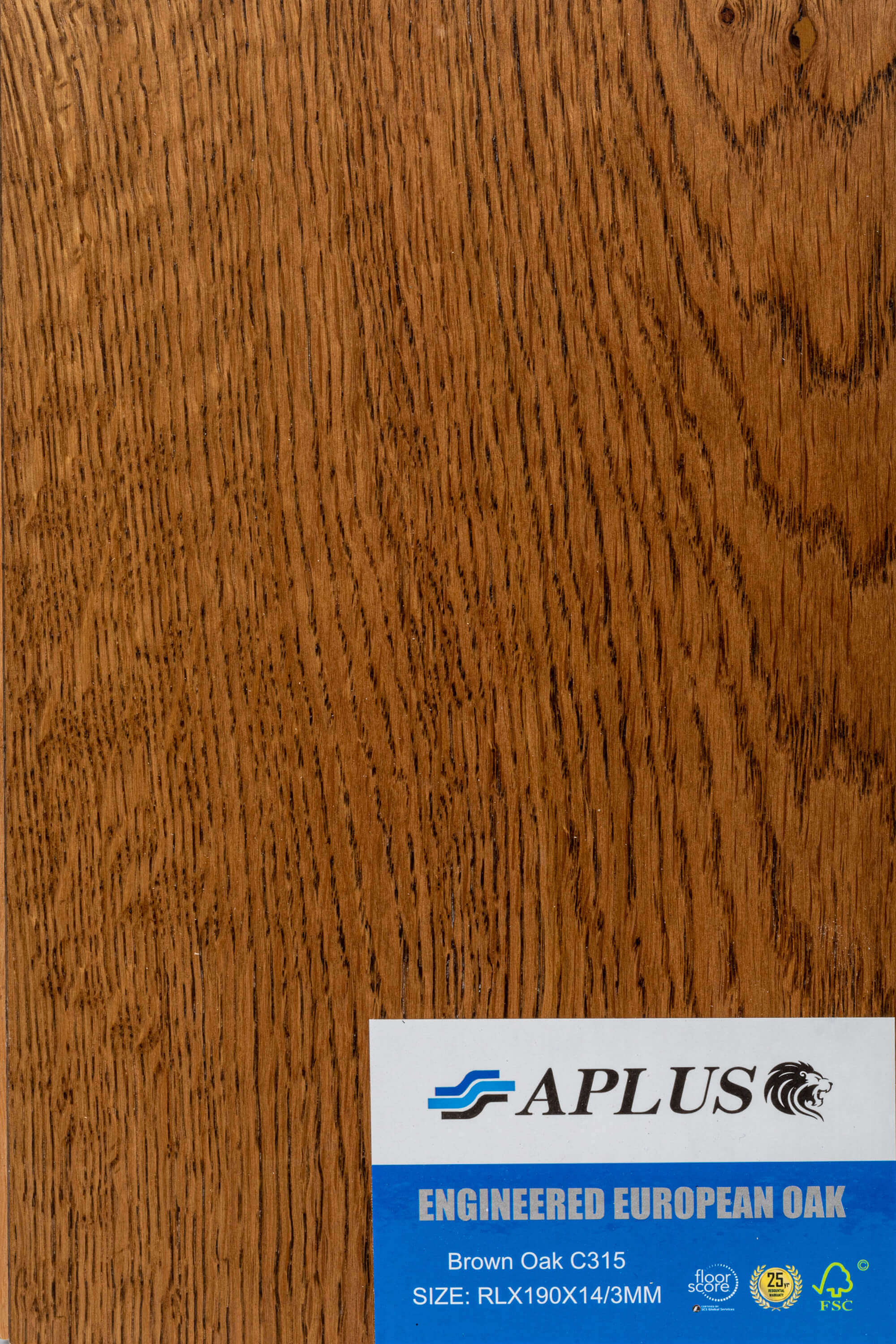 Engineered Timber Flooring - ABC Grade 14mm/3mm Brown Oak